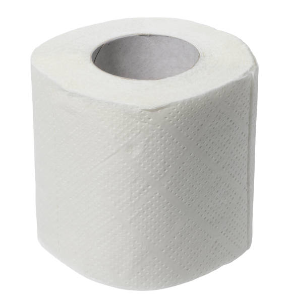 istock Roll of white toilet paper on isolated background 2190862161