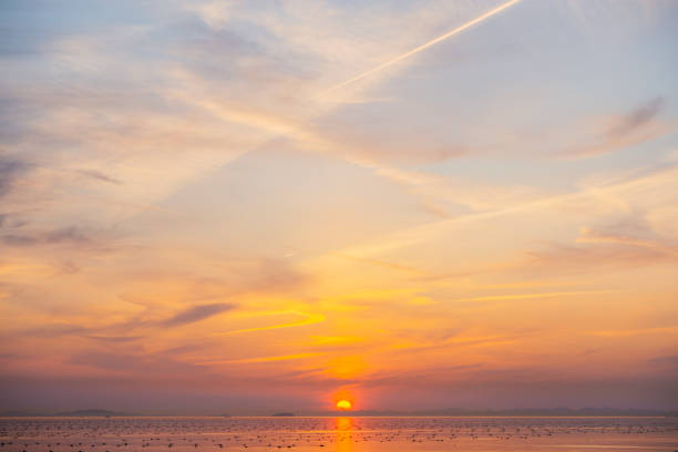 Akashi sea in the evening, Hyogo