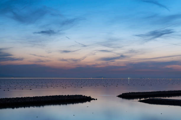 Akashi sea in the evening, Hyogo
