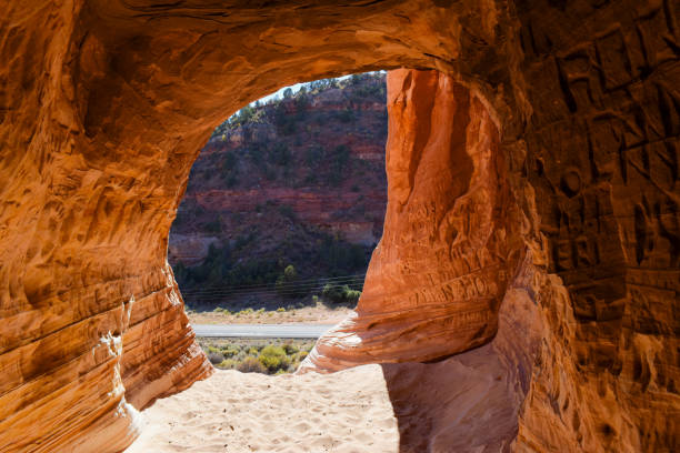 View from passage of Sand Caves, Utah
