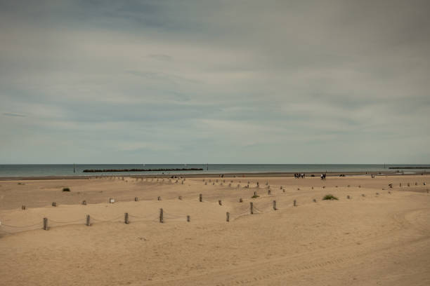 Operation Dynamo beach in Dunkirk, France