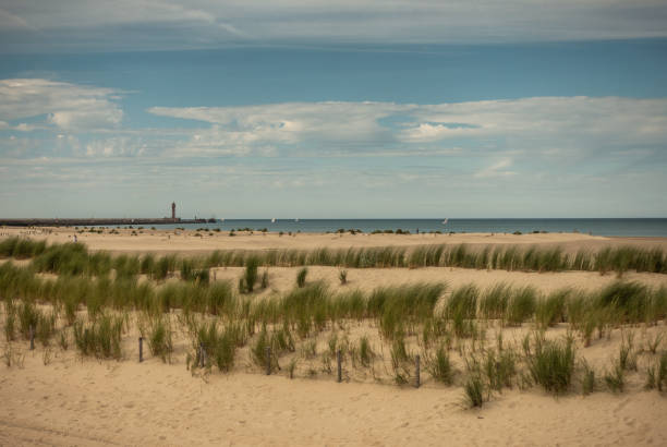 Operation Dynamo beach in Dunkirk, France