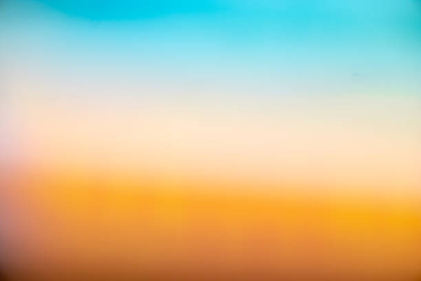 istock Abstract colorful nature gradient blurred background. Summer Spring sea banner. Digital Grain Noise Texture overlay. Multicolor vintage retro design. Vibrant Texture, Subtle Smooth Sunset and defocus 2190875247
