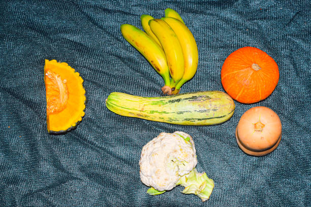 Vegetables and fruits on the table