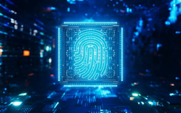 istock Phishing Cyber Security Fingerprint Ransomware Email Encrypted Technology, Digital Information Protected Secured 2190876892