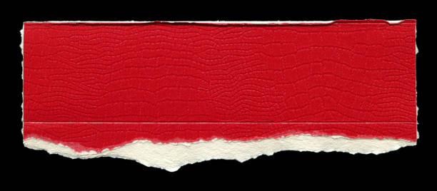 Cut or torn paper background textured isolated stock photo