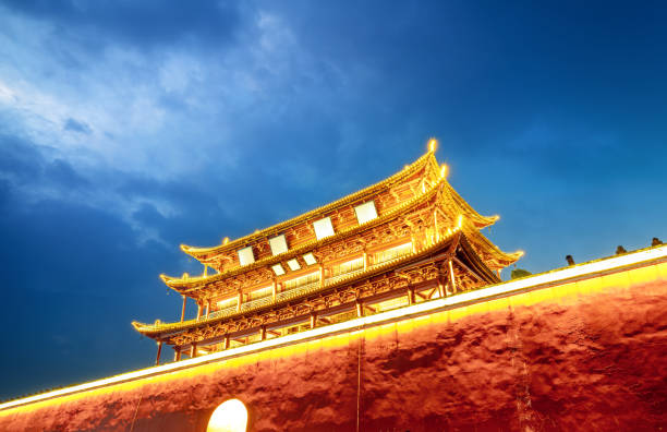 Chaoyang Gate Tower (south entrance gate) in Jianshui, Yunnan, China