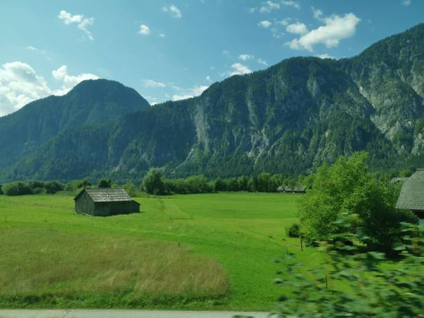 Scenic view of landscape  in Obertraun, Austria