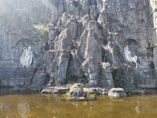 View of Water Cascades, Kassel, Germany