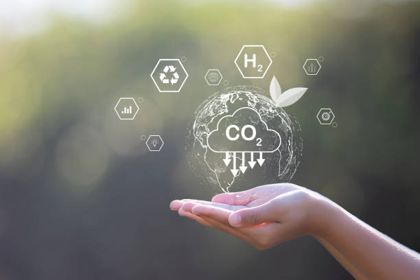 istock The carbon neutral concept reduces CO2 emissions, reducing global warming. 2190891617