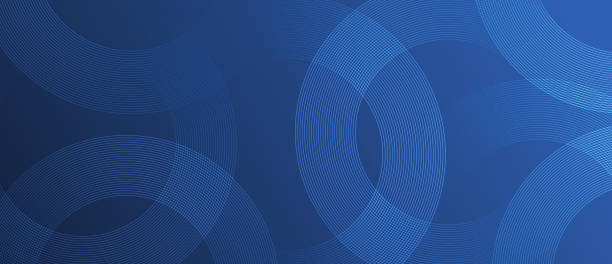 istock Blue background with glowing curve geometric lines. Modern minimal trendy shiny blue lines pattern. Light blue background for futuristic and technology banner 2190897147