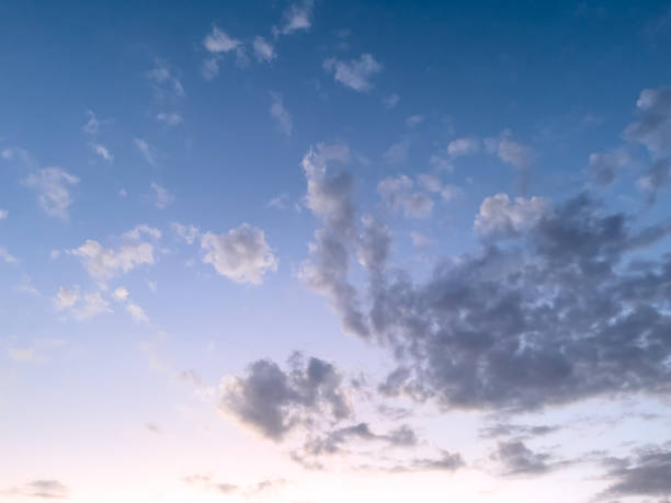 istock Serene Cloudscape with Soft Blue Sky and Gentle Clouds at Sunset 2190901012