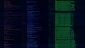 Distorted Glitched Scrolling Programming Security Hacking Code Data ...