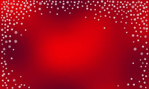 istock Red christmas glitter background with stars. Festive glowing blurred texture 2190905819