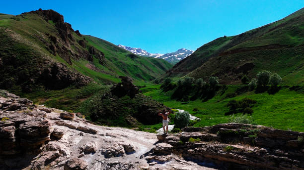 istock Tourist enjoying the baskale valley view in turkey 2190911264