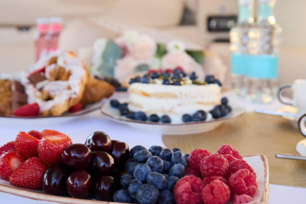 istock Enjoy a Delicious Summer Fruit Spread with an assortment of Desserts and Refreshments 2190912794