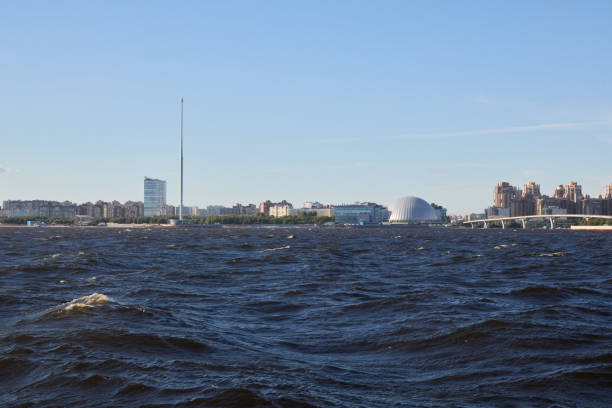 istock A stunning Scenic Waterfront View showcasing a beautiful Skyline alongside serene Blue Waters 2190918478