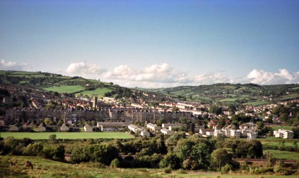 istock Vintage panoramic photo of Bath - September 1982 2190919944