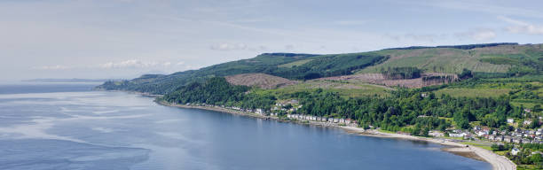 istock Dunoon town centre in Scotland aerial view from above 2190922545