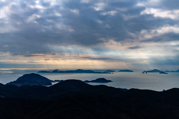 istock sea and islands on a cloudy day 2190927695