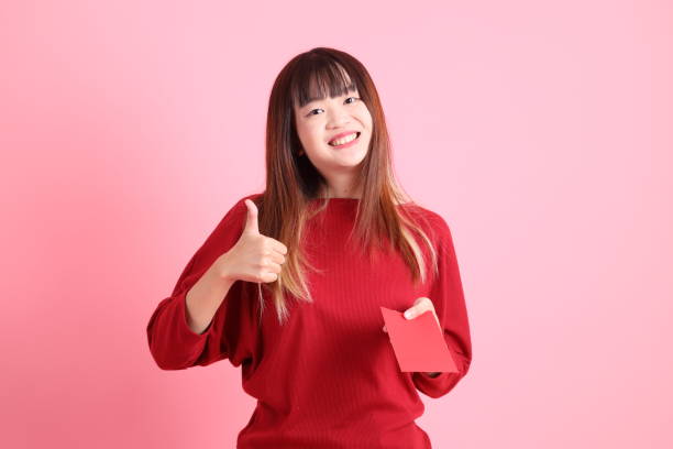 istock 20s woman in red t-shirt 2190930455