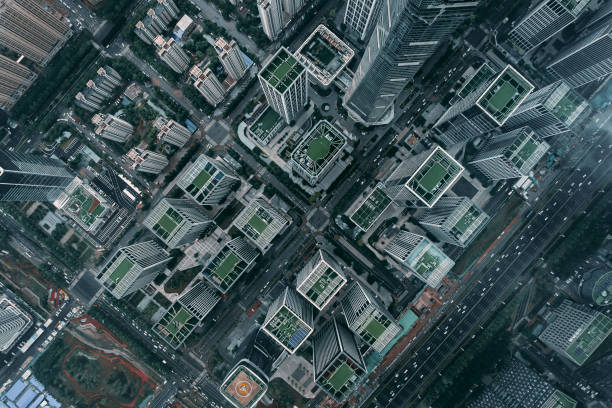 istock Top View of Urban Skyline / Jinan, China 2190931475