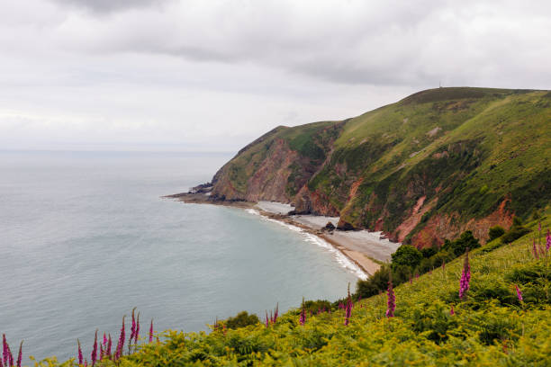 Sillery Sands Beach near Lynmouth, Exmoor, Devon, UK.