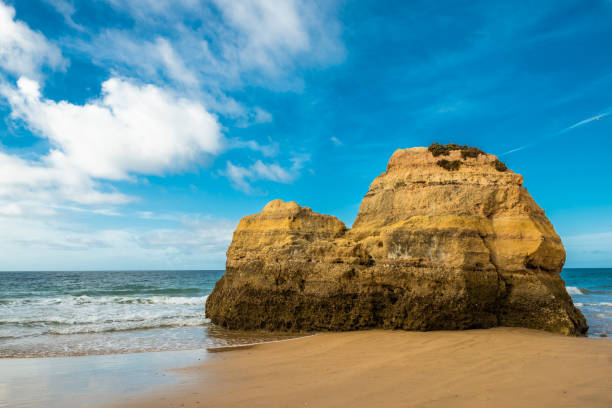 istock Algarve cliffs and coastal landscape, Portugal 2190935962