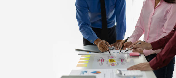 istock Meeting to analyze strategy and business planning. copy space 2190942734