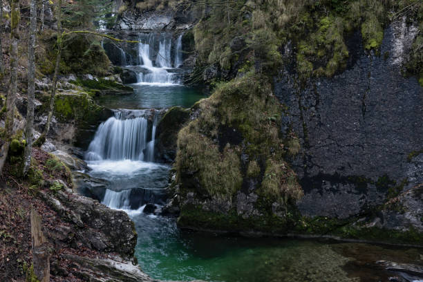 istock The Rottachfall waterfall on Lake Tegernsee, Bavaria, in the fall 2190946807