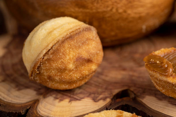 istock shortbread dessert with boiled condensed milk inside 2190951677