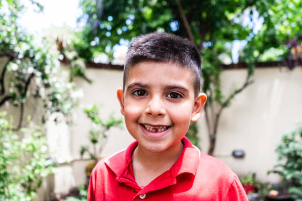 istock Portrait of a boy on backyard at home 2190953785