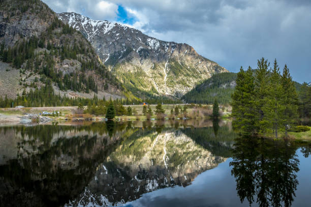 istock Officers Gulch Pond reflections 2190954107
