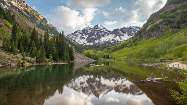 istock Beautiful reflection at Maroon Lake in Aspen 2190954155
