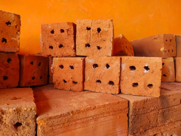 istock The textured background of the orange bricks 2190960145