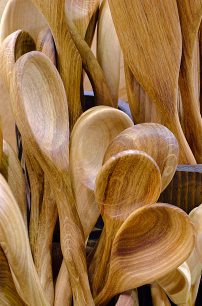 istock A large group of handmade wooden spoons 2190961542