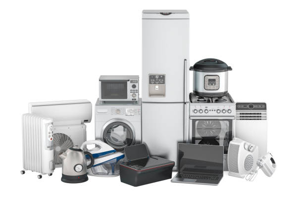 istock Domestic, household and kitchen appliances. 3D rendering 2190970203