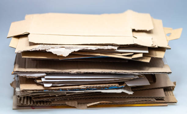 istock Close-up of a stack of cardboard and paper 2190970279