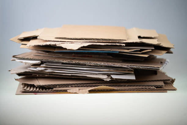 istock Close-up of a stack of cardboard and paper 2190970281