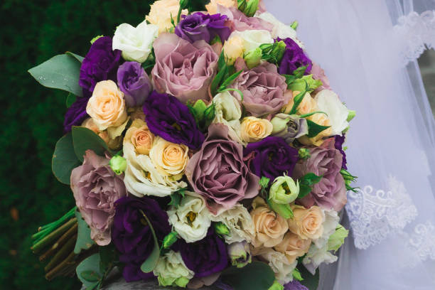 istock incredibly beautiful wedding bouquet of the bride 2190975643
