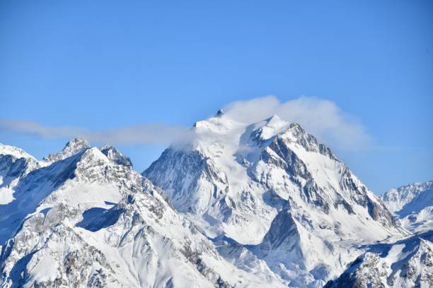 istock Snowcapped Mont Blanc mountain in French alps. 2190977708