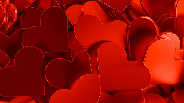 istock A vibrant and romantic background with a multitude of red hearts 2190982323