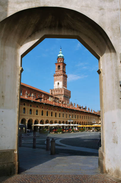 istock Piazza Ducale, the main square of Vigevano, Italy 2190992688