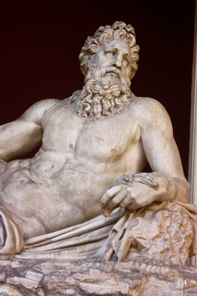 istock Ancient Marble Statue of a Male Figure 2191013414