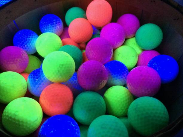 istock Vibrant Neon Golf Balls in a Basket 2191013426