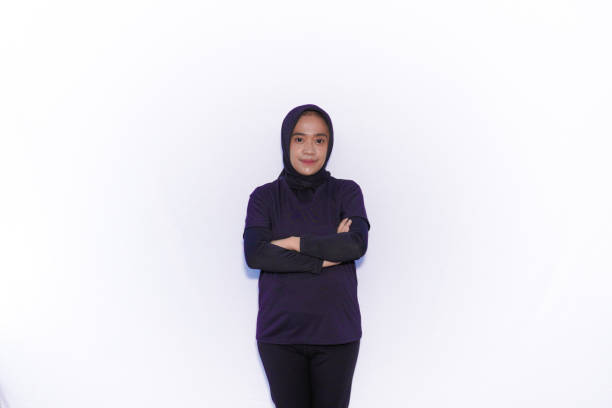 istock Warm-up exercises for women wearing hijab 2191018475