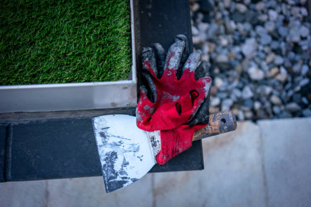 spatula and red glove close up horizontal fixxer upper home still