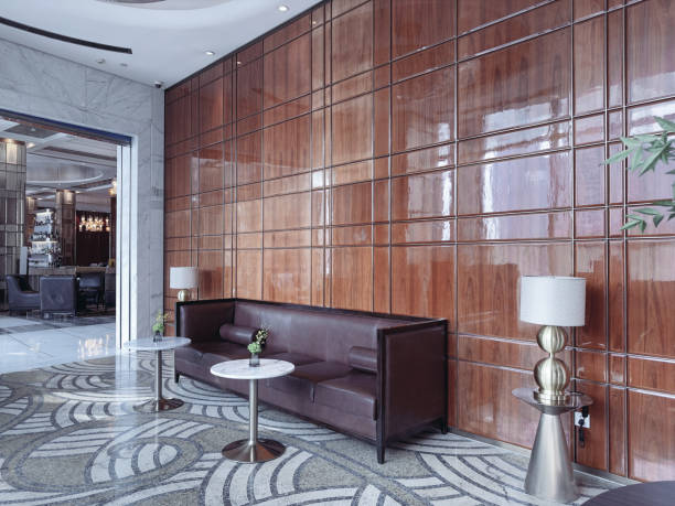 istock An elegant hotel reception area showcasing a mix of modern and classic design elements. 2191024839
