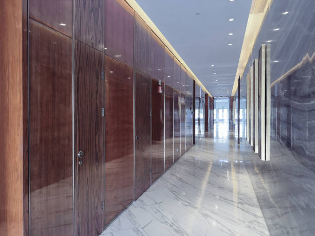 istock An elegant hotel reception area showcasing a mix of modern and classic design elements. 2191024855
