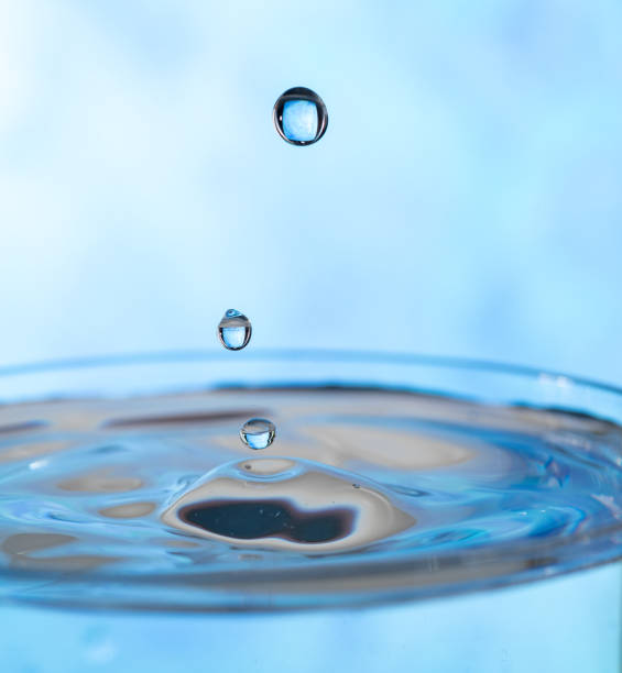 istock Beautiful water droplets action shot 2191026294